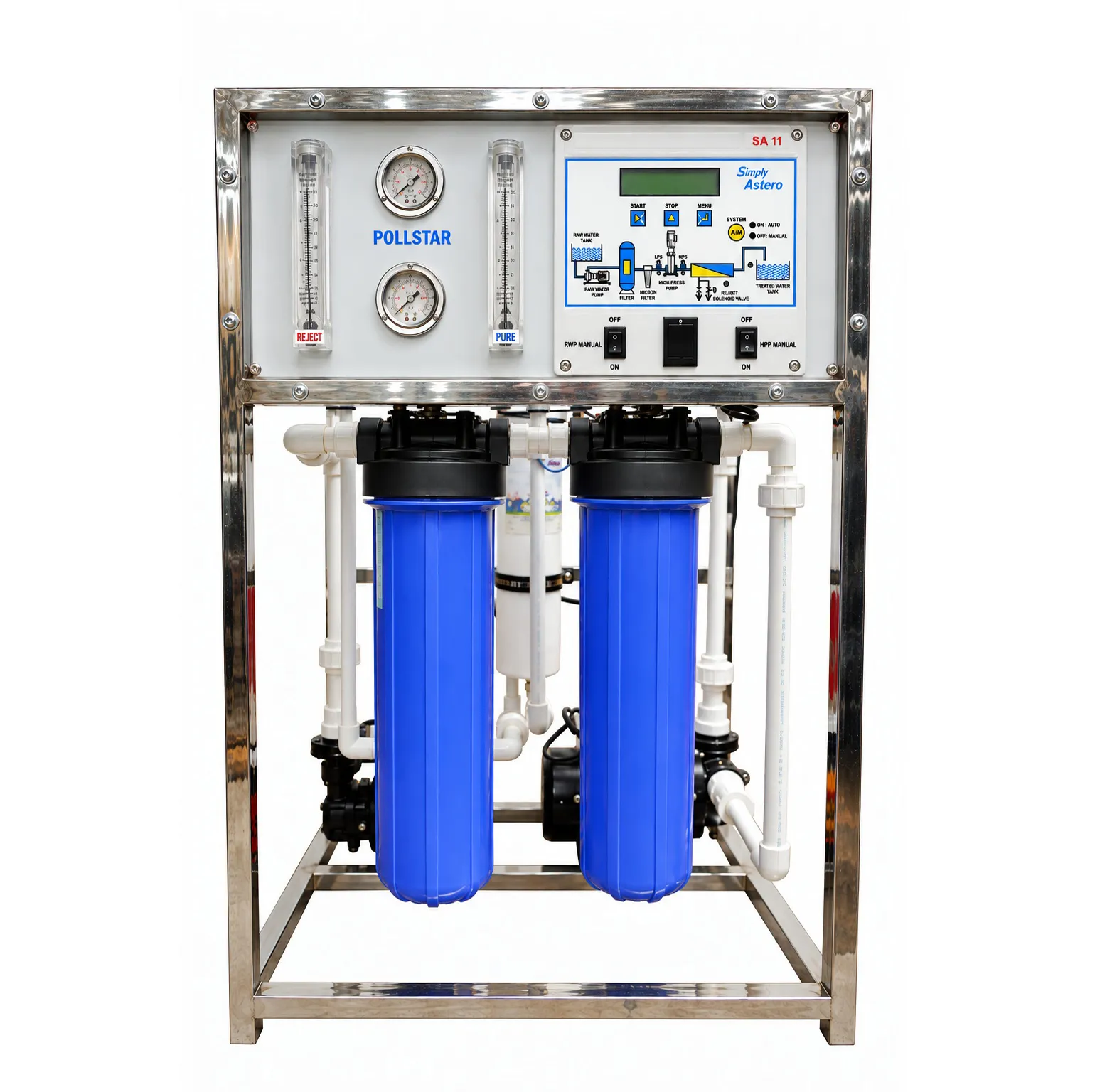 250 LPH Fully Automatic RO Plant