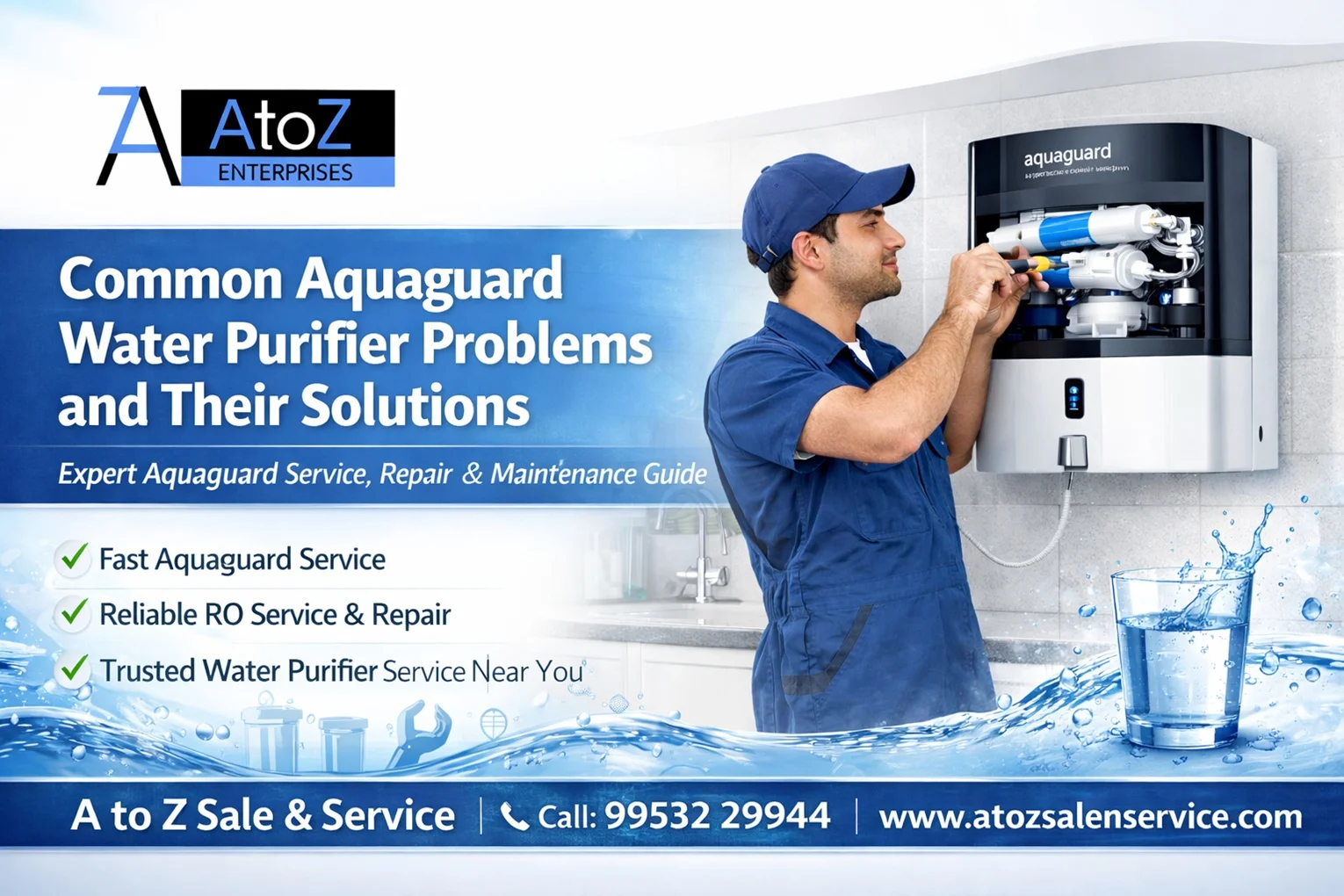 Common Aquaguard Water Purifier Problems and Their Solutions